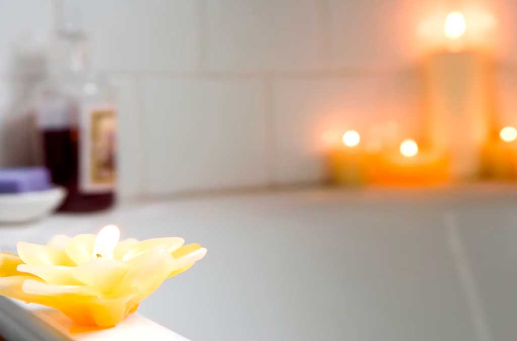 velas de olor en baños