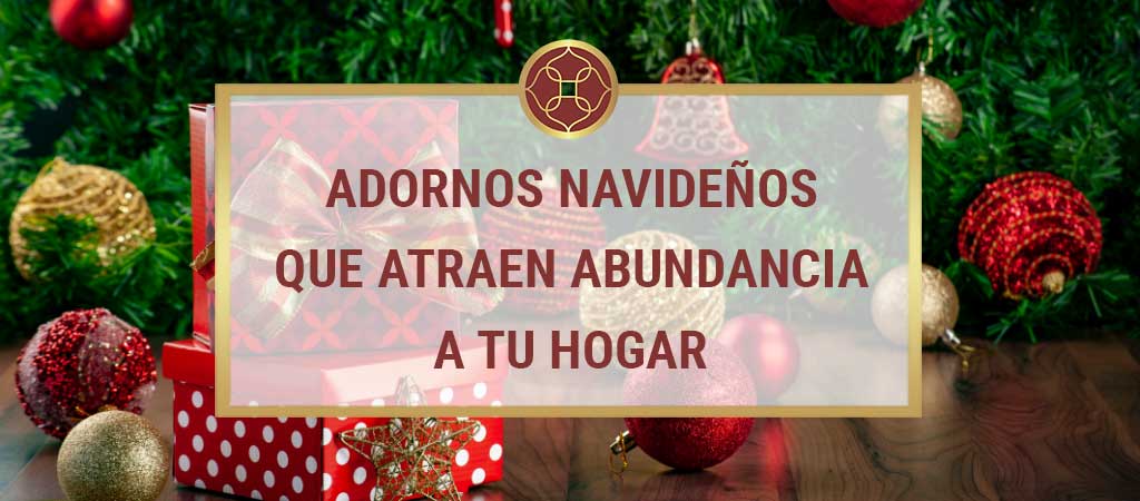 símbolos abundancia adornos navidad